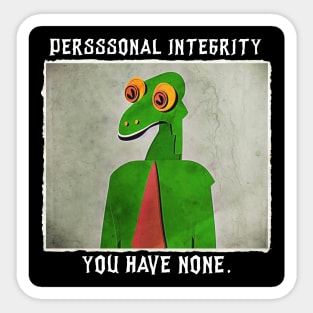 Personal integrity Sticker